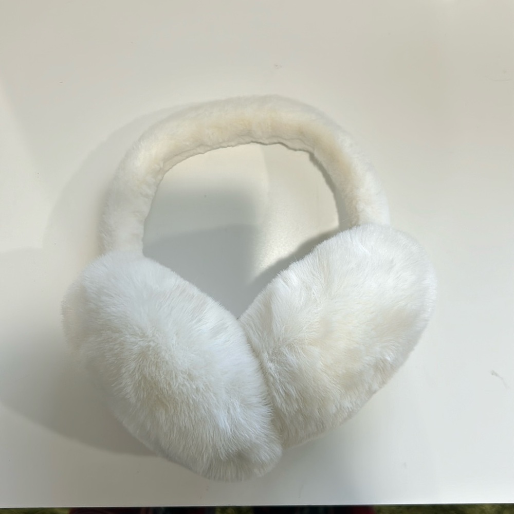 White earmuffs